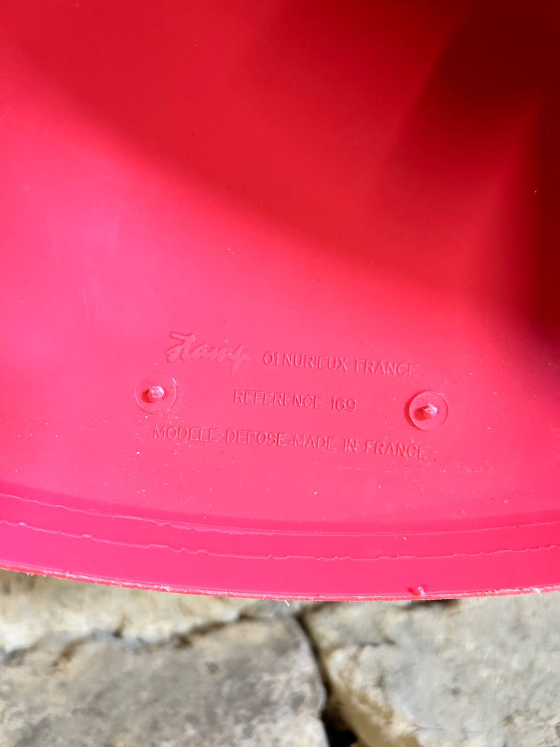 Tam Tam plastic stool by Stamp 1970