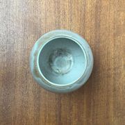Mid-century German minimalist studio pottery vase by Hildegard and Peter Delius for Hamelner Kunsttöpferei, 1960s.