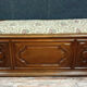 bench footboard louis XIII Bourguignon in solid walnut