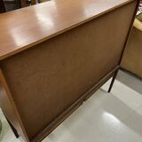 Scandinavian wooden high sideboard – 1960s