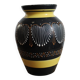 Vase Henriot Quimper - faïence bretonne - décor graphique