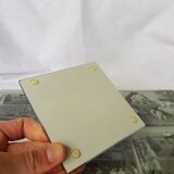 6 sous-verres en verre vintage.