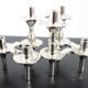 Set of 3 candlesticks Nagel in their original box model Orion