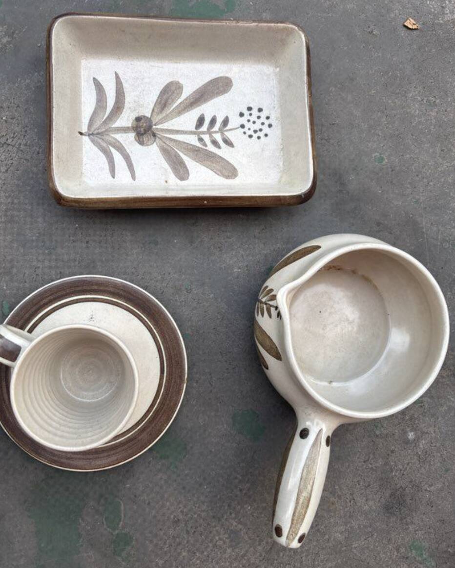 Lonchamp set in stoneware
