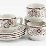 Set of cups and under cups