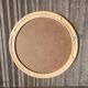Round bamboo mirror