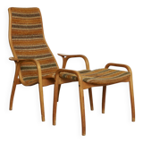 Yngve Ekström "Lamino" Chair & Ottoman for Swedese