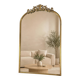 Golden metal pediment mirror from the 2000s.