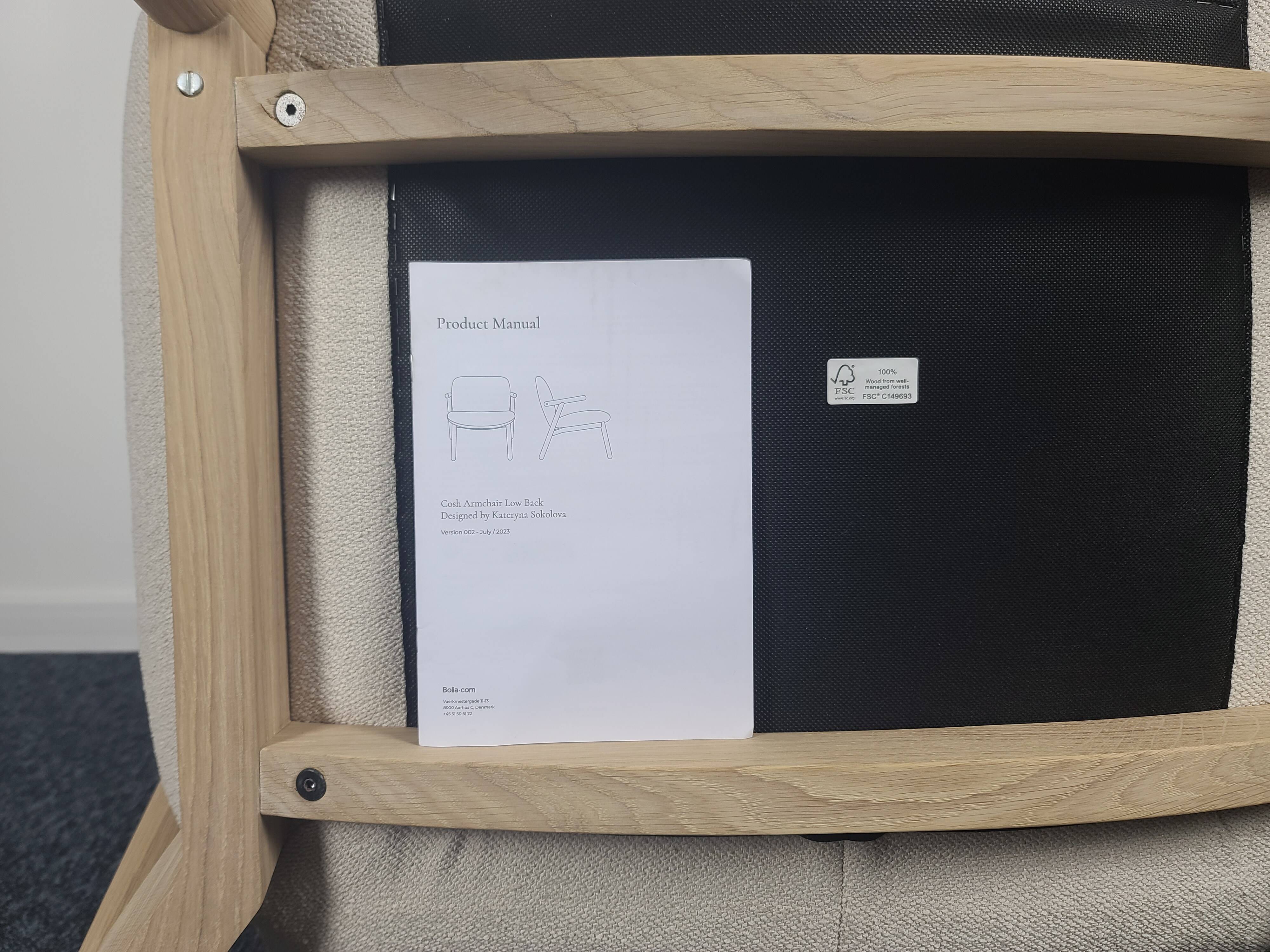 Cosh Armchair by Bolia Design Kateryna Sokolowa New !!!