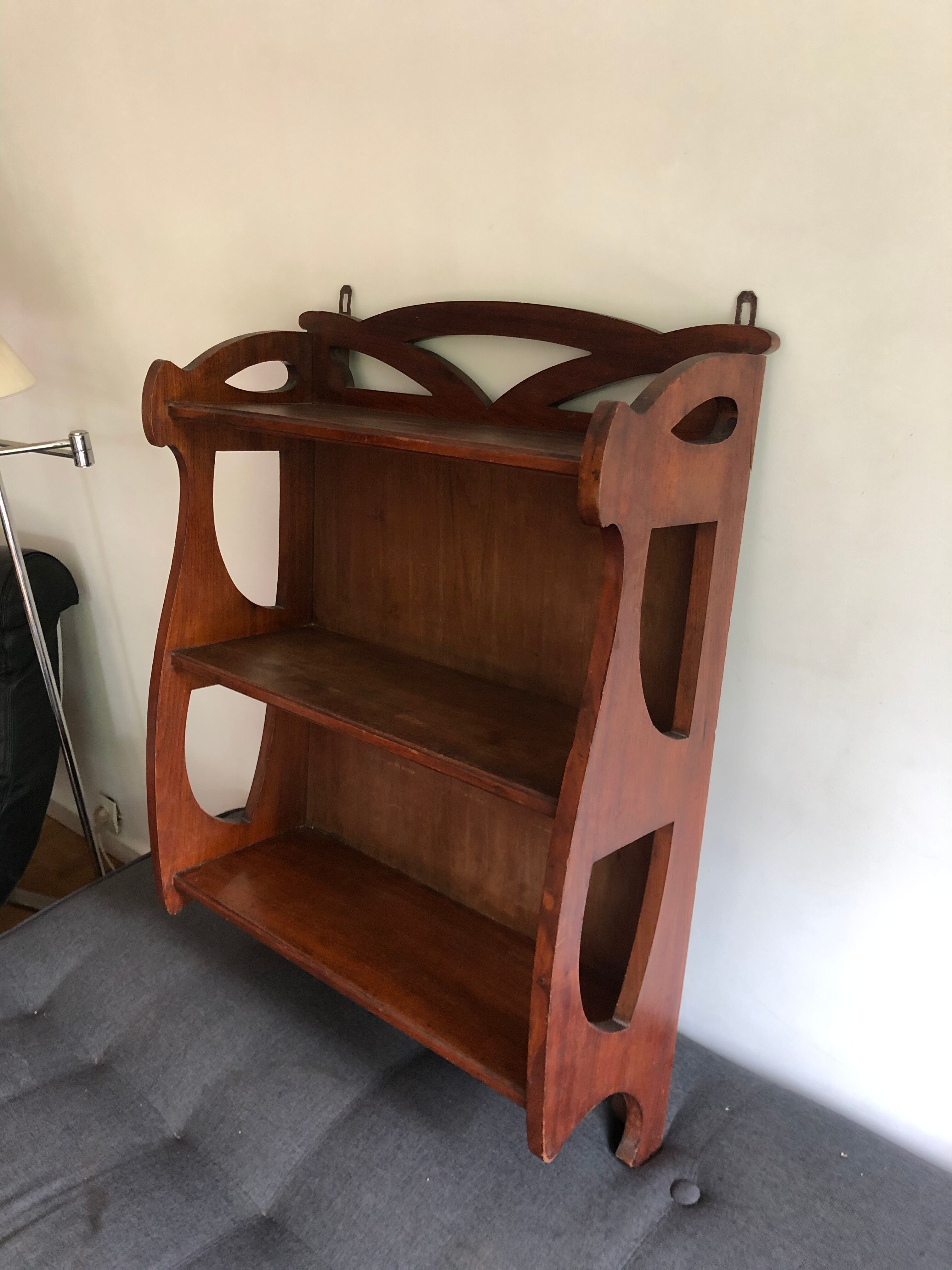 Art Nouveau wall shelf