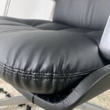 Office Chair In Leatherette On Wheels By Vaghi, Italy, 1960s