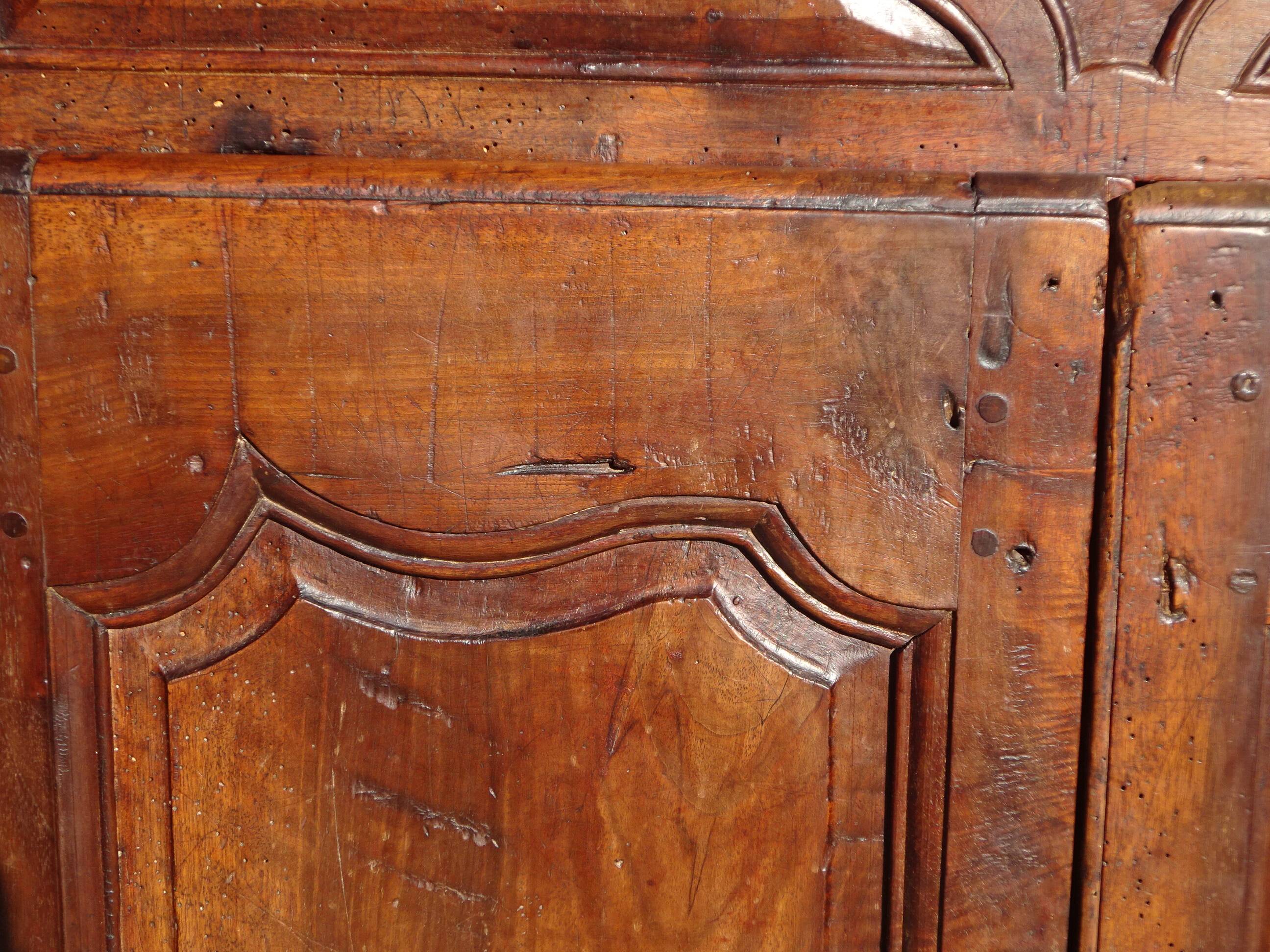 Antique walnut wedding sideboard