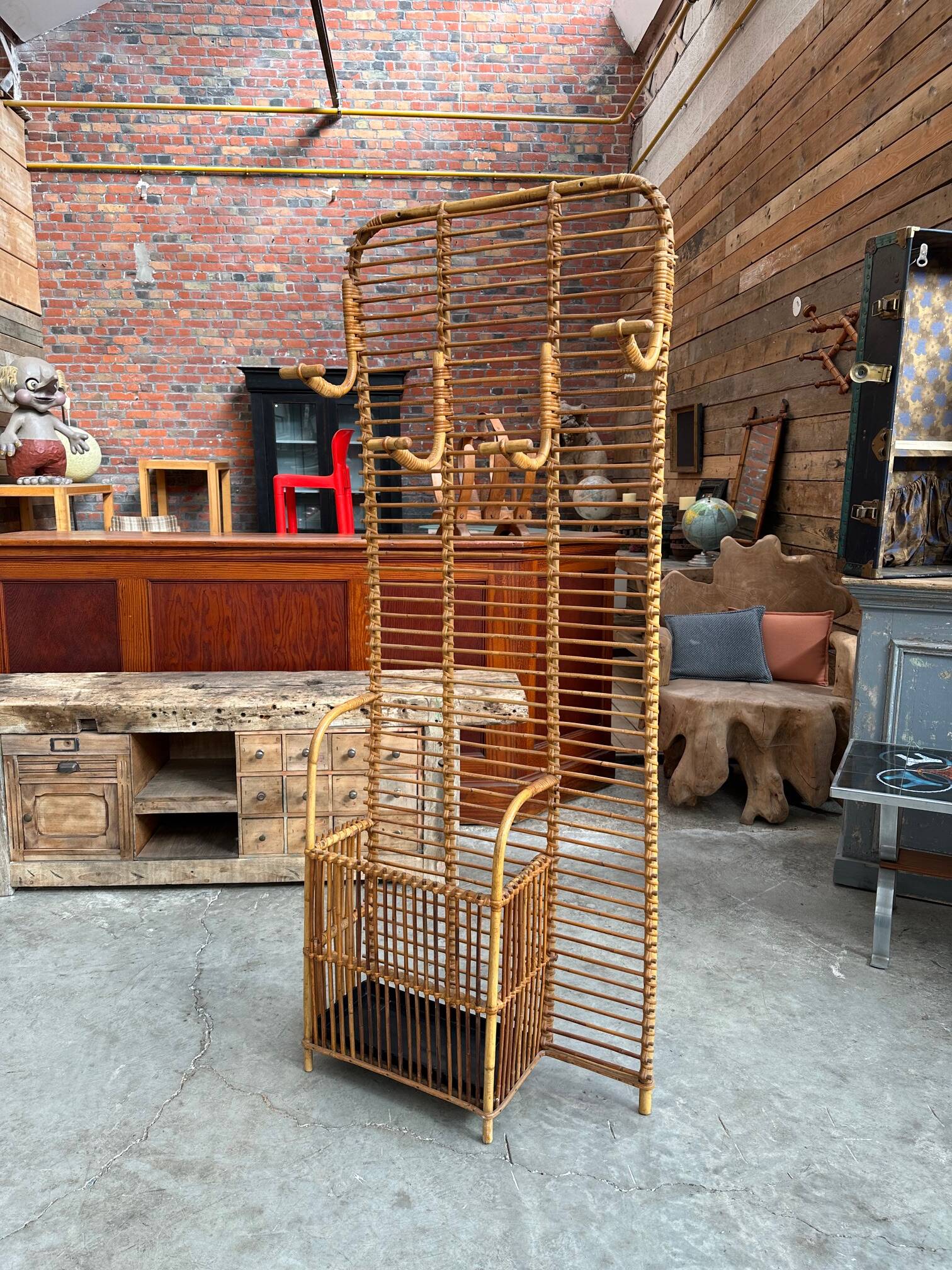 Vestiaire en rotin audoux minet