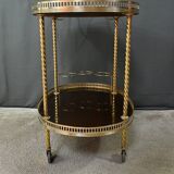 Brass Rolling Serving Cart - 1960