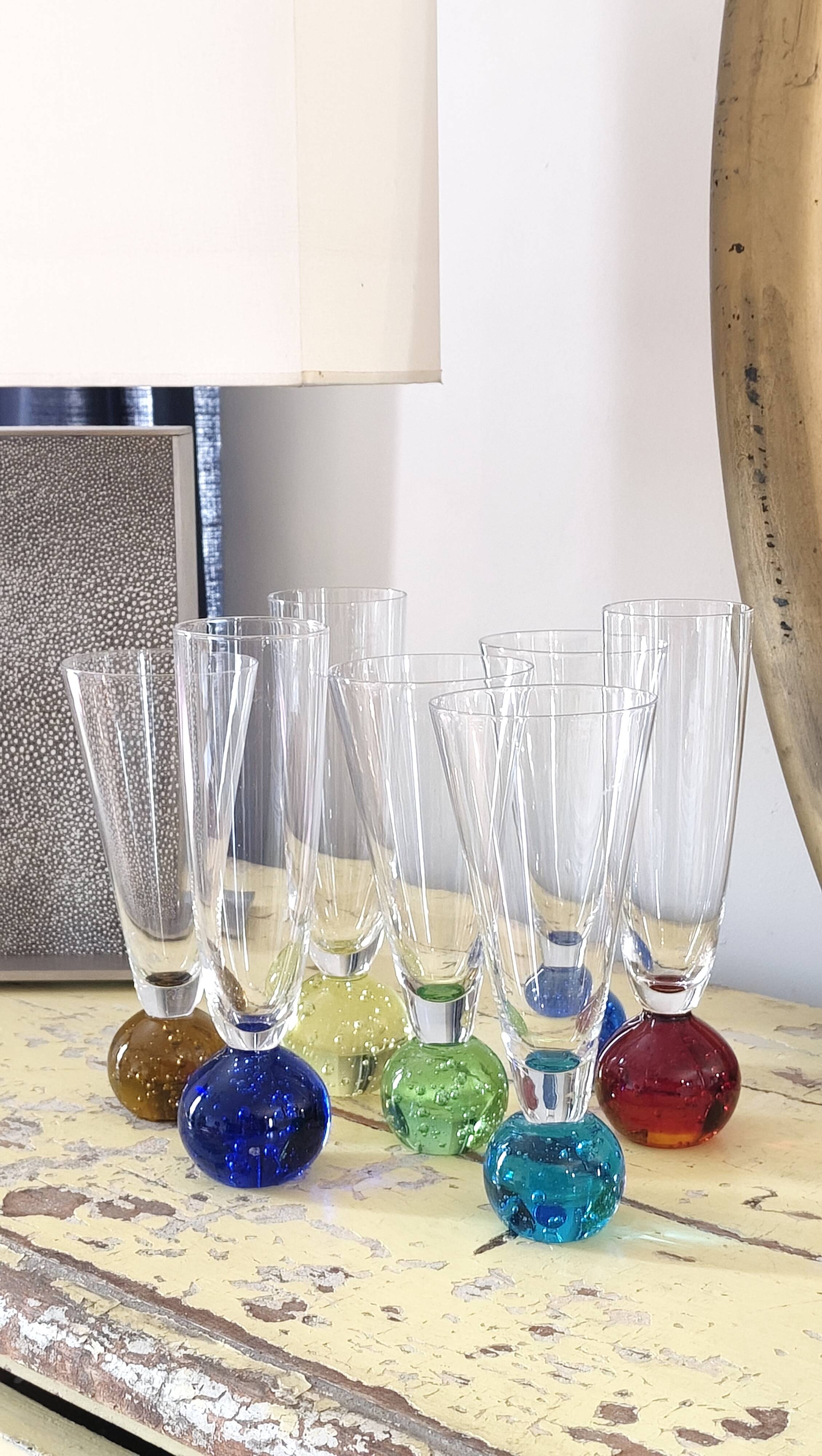 Set de verres à cocktail et champagne scandinaves Kosta Boda