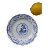 Assiette à dessert Digoin Bernadette bleu