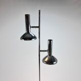 Chrome floorlamp with 2 Spots by Sölken Leuchten, 1960s