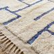 Traditional handmade pure wool Berber rug 2/3 m
