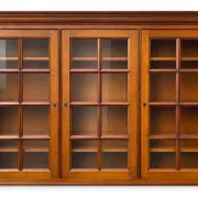 French library in Louis-Philippe style made of solid fruitwood.