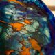 Art Nouveau blown glass centerpiece by Charles Schneider, France, 1920s