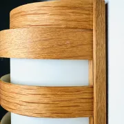 Pine Veneer Wall Lamp By Unknown Designer, Sweden 1960S