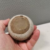 Small, lovely "hollow" ceramic vase, Danish from the 1970s.