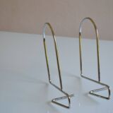 Pair of minimalist 80s bookends