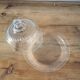Plat à gâteau arcopal en verre avec cloche