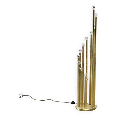 Lampadaire xl en laiton Gaetano Sciolari