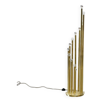 Lampadaire xl en laiton Gaetano Sciolari