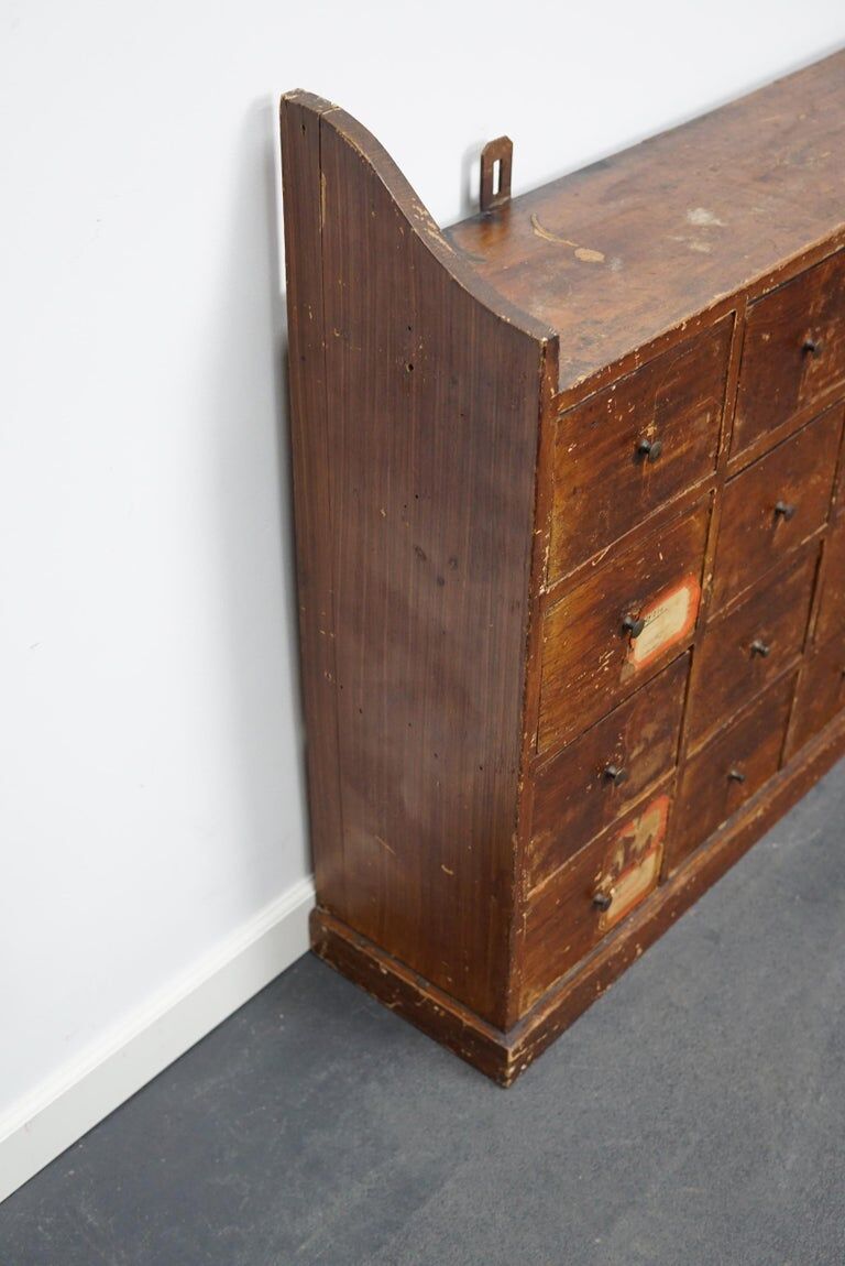 Apothecary furniture in Dutch pine 1920s