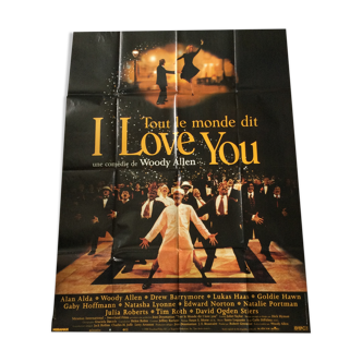 Affiche du film " Tout le monde dit i love you "