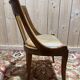 Leather gondola chair