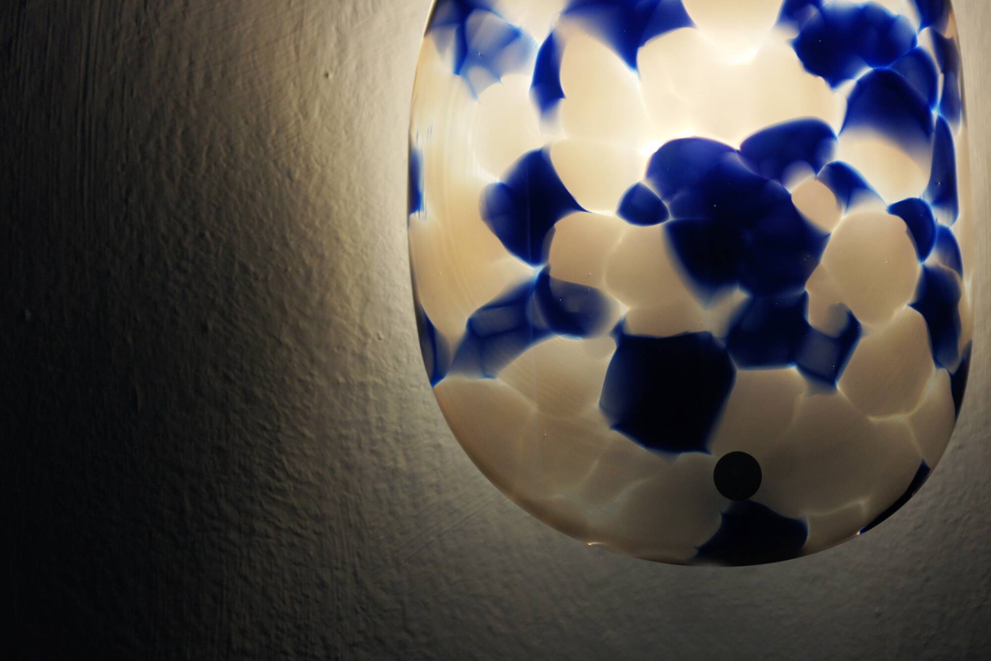 Lampe murale en verre scandinave d'El Light