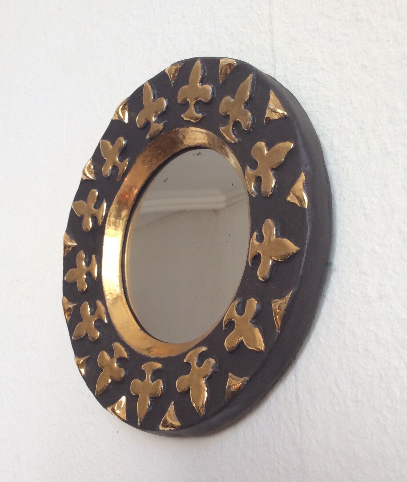 Ceramic mirror, 1960s