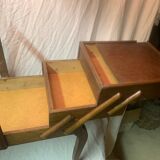Vintage sewing cart