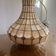 Mother-of-pearl suspension in the shape of a drop of water 70s