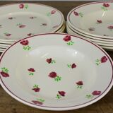 set of 12 plates, 6 flat and 6 hollow N1.