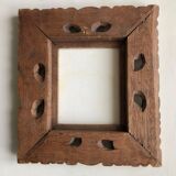Carved wooden frame