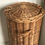 Vintage wicker basket 73cm