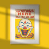 1940s circus poster