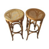 Lot of 2 canne bistro stools