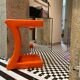 Stool M stool ultra design contempo seat orange by Marzais Creations