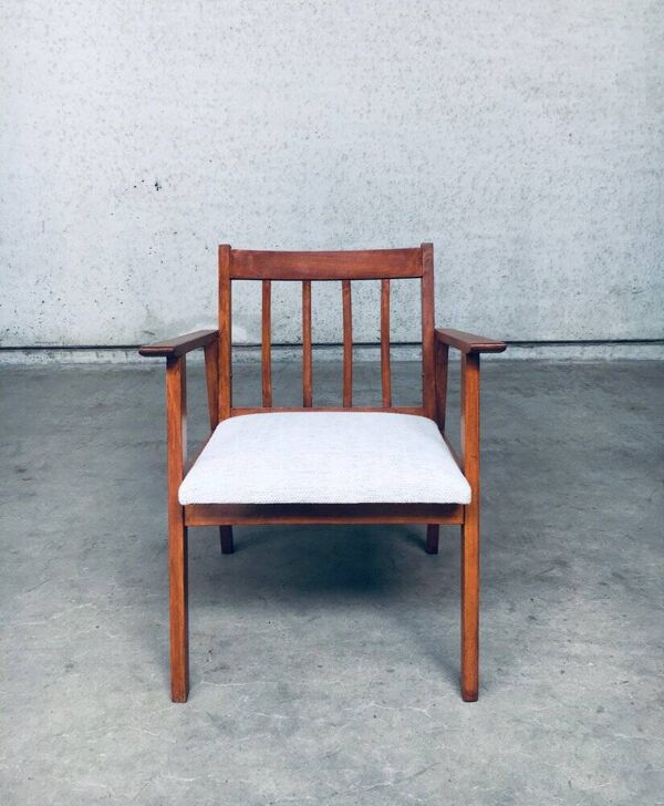 Mid-Century Modern Dutch Armchair Set, Netherlands, 1950s, Set of 3