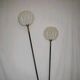 Tripod floor lamp with shelf from the 1950s.