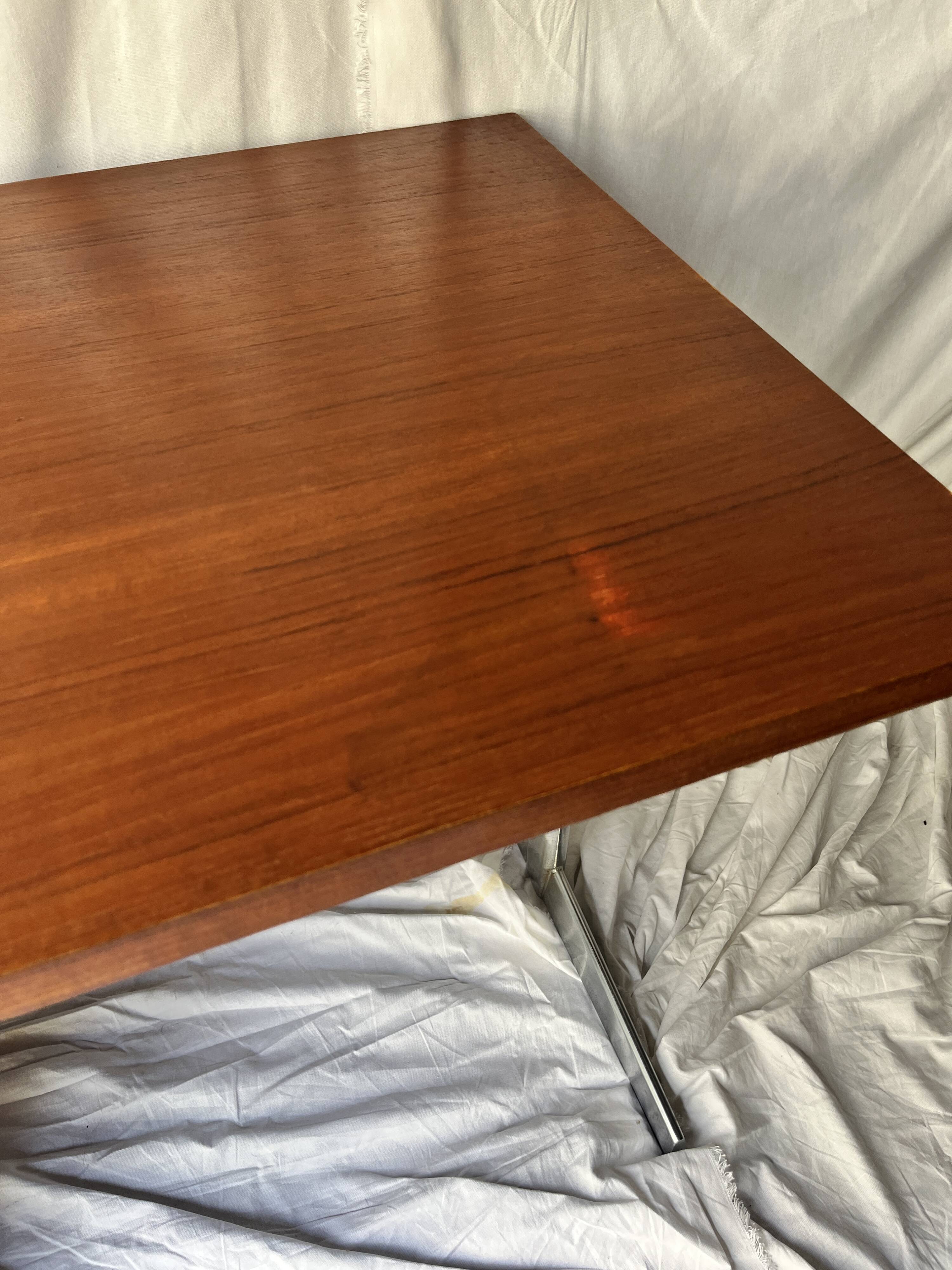 Scandinavian desk in wood and metal by Cees Braakman - Pastoe, design 1970
