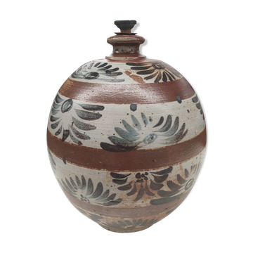 Ceramic lamp foot signed Patrick Lefebvre