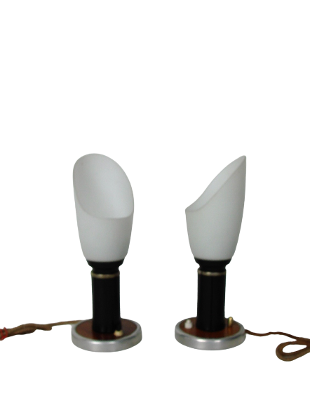 Pair of mid century lamps, 1950s