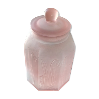 Pink clouded cotton pot