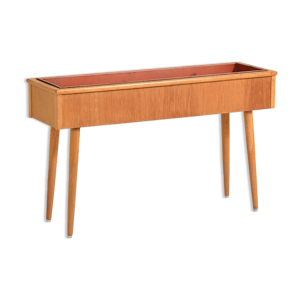 porte-plantes en teck vintage